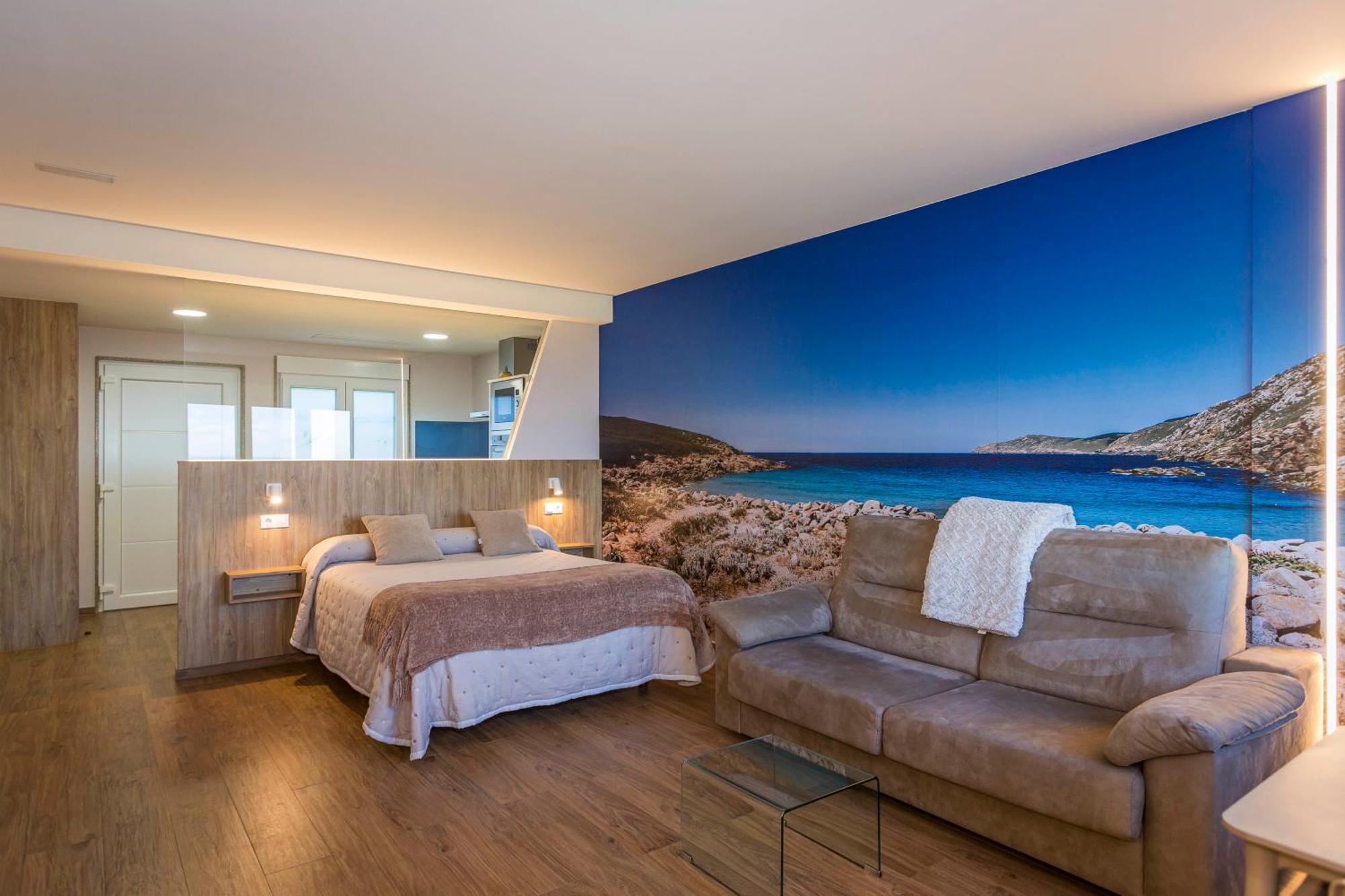 Appartamento Touriñán Mar Muxia Esterno foto